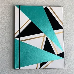 Abstract wall art piece